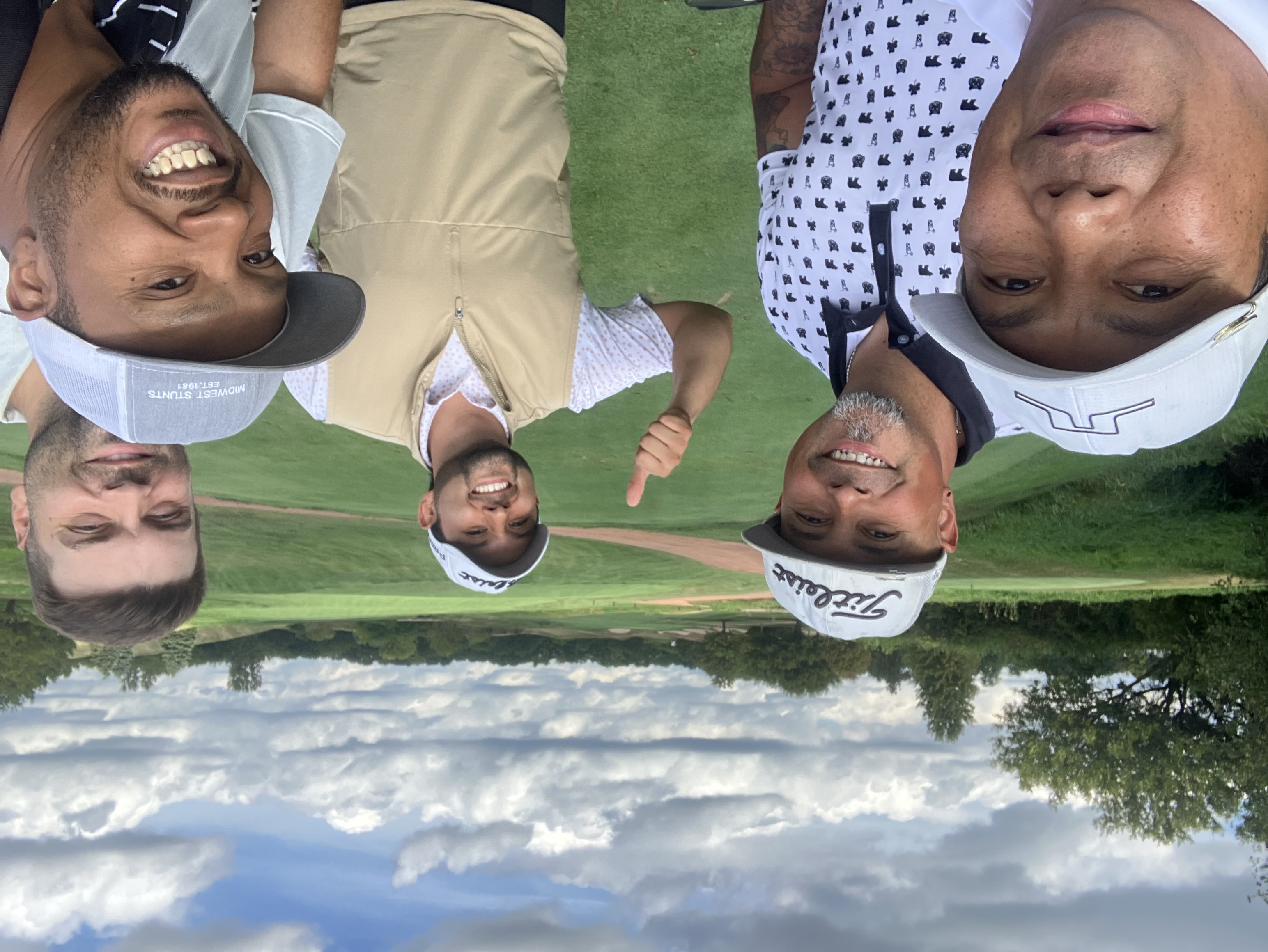 Five FAGA members together on the golf course